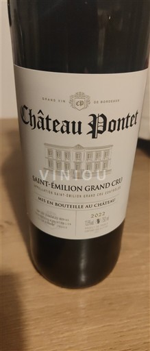 Bordeaux Saint-Émilion Grand Cru Grand Cru Château Pontet 2022