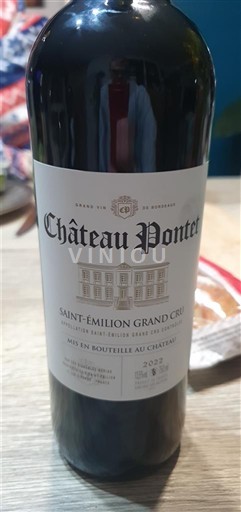 Bordeaux Saint-Émilion Grand Cru Grand Cru Château Pontet 2022