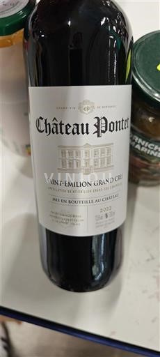 Bordeaux Saint-Émilion Grand Cru Grand Cru Château Pontet 2022