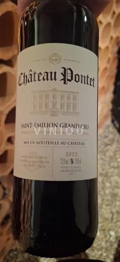 Burdeos Saint-Émilion Gran Cru Grand Cru Château Pontet 2022