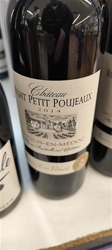 Vini Rouge sec Château Poujeaux Petit Poujeaux 2014 Francia Bordeaux Moulis-en-Médoc AOC