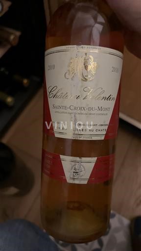 Bordeaux Sainte-Croix-Du-Mont Château St Valentin 2010