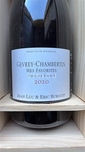 Burgundi Gevrey-Chambertin Jean-Luc & Eric Burguet Mes Favorites Vieilles Vignes 2020