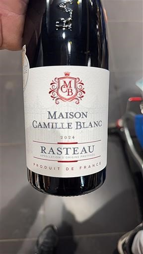 Údolí Rhôny Rasteau Maison Camille Blanc 2024