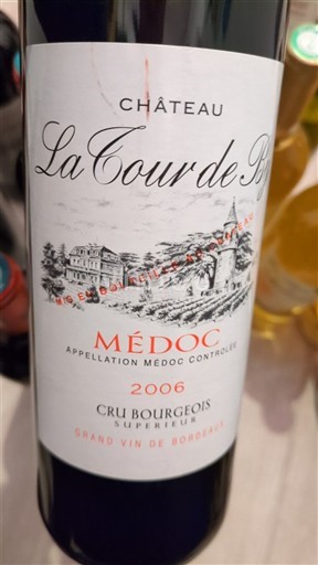 Bordeaux Médoc Château La Cour de By 2006