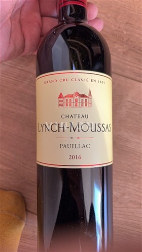 Bordeaux Pauillac Grand Cru Château Lynch-Moussas 2016