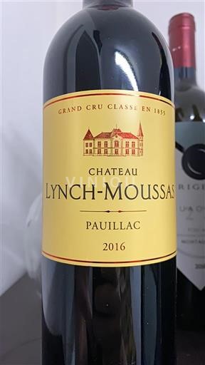 Bordéus Pauillac Grand Cru Château Lynch-Moussas 2016