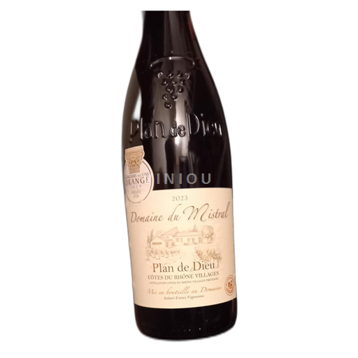 Údolí Rhôny Côtes-du-Rhône-villages Domaine du Mistral Plan de Dieu 2023