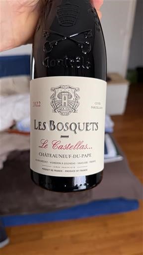 Rhônen laakso Châteauneuf-du-Pape Les Bosquets Le Castelllas 2022