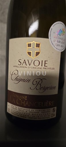 Savoie och Bugey Chignin-Bergeron Domaine La Chancelière Chignin Bergeron 2024