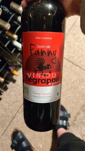 Languedoc Corbières Fanny Tisseyre Grain de Fanny l'égrappé La Picorée 2022