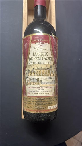 Bordeaux Côtes-de-bourg Château La Croix de Pawlowski 2000