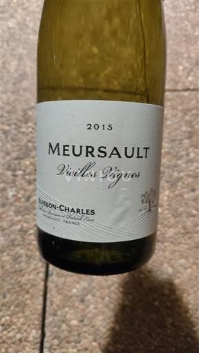 Bourgogne Meursault Buisson-Charles Vieilles Vignes 2015
