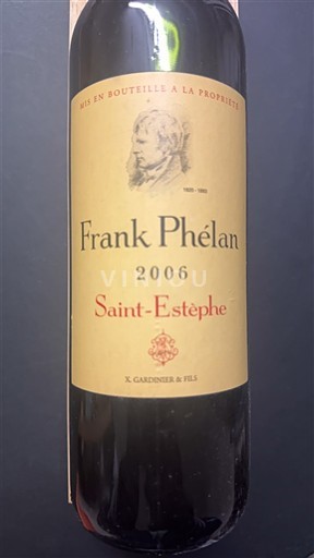 Bordeaux Saint-Estèphe Frank Phélan 2006