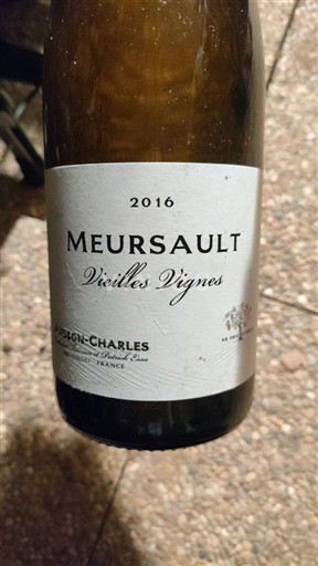 Bourgogne Meursault Joseph-Charles Vieilles Vignes 2016