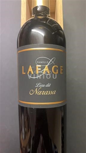 Vin Rouge sec Lieu dit Narassa Famille Lafage 2014 France Languedoc et Roussillon Côtes catalanes IGP