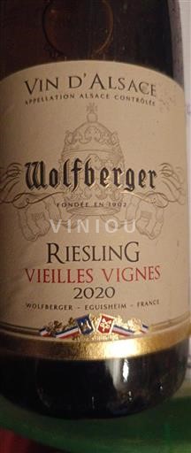 Alsacia Wolfberger Vielles Vignes 2020