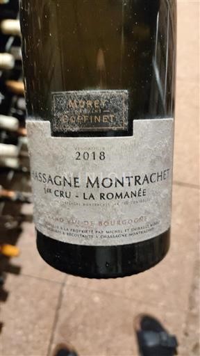 Borgoña Chassagne-Montrachet Premier Cru Domaine Coffinet La Romanée 2018