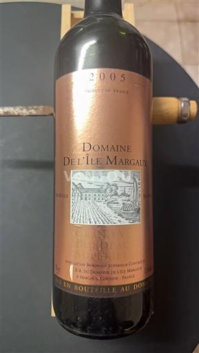 Bordeaux Bordeaux Supérieur Domaine L'Île Margaux 2005