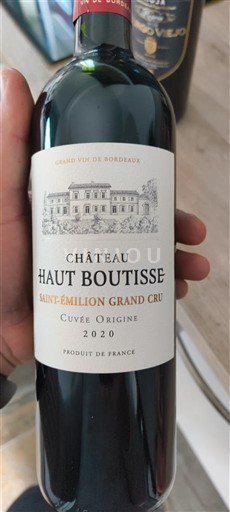 Bordéus Saint-Émilion Grand Cru Château Haut Boutisse Origine 2020