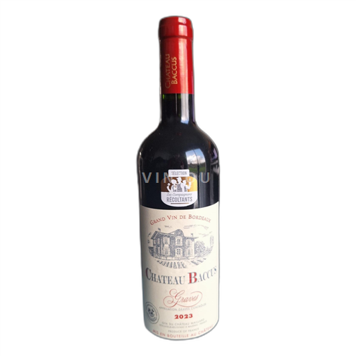 Bordéus Graves Chateau Baccus 2023