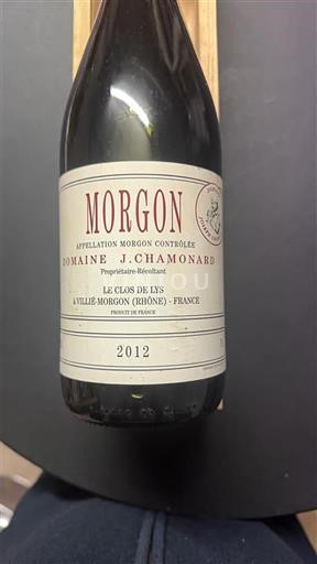 Beaujolais Morgon Domaine J. Chamonard 2012