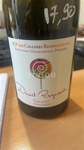 Rhône-dalen Ikke specificeret David Reynaud Granit Viognier Ikke årgangsbestemt