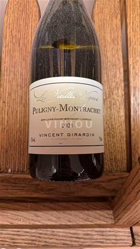 Burgundi Puligny-montrachet Vincent Girardin Les Vieilles Vignes 2021