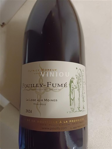 Loire-dalen Pouilly-fumé Patrice Moreux La Loge aux Moines 2024