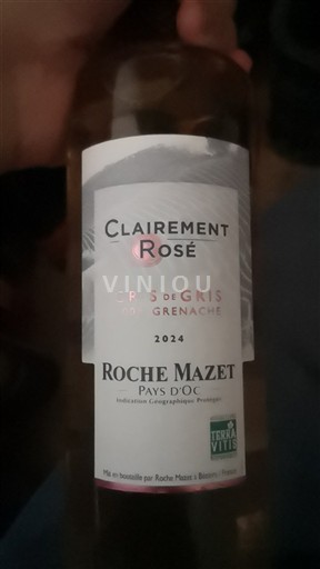 Linguadoca e Rossiglione Paese d'Oc Roche Mazet Clairement Rosé Gris de Gris Grenache 2024