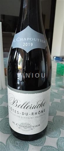 Vallée du Rhône Côtes-du-rhône M. Chapoutier Belleruche 2019