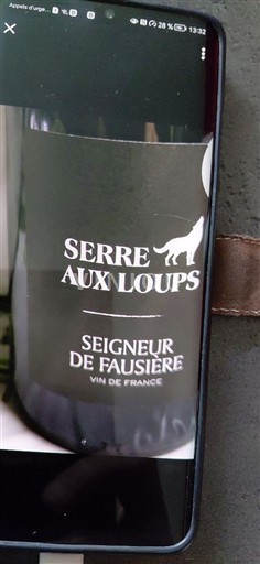 Borgonha Aloxe-Corton Serre aux Loups Seigneur de Fausière Não Sazonado