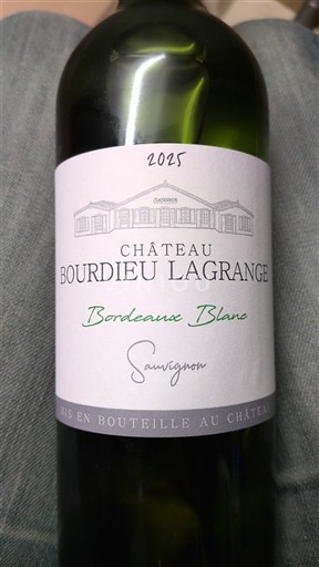 Bordeaux Bordeaux blanc Château Bourdieu Lagrange Sauvignon 2025