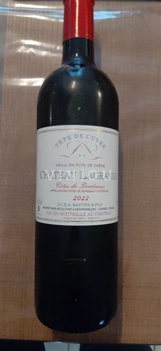 Bordeaux Côtes-de-Bordeaux Château Lagrange Tête de 2022