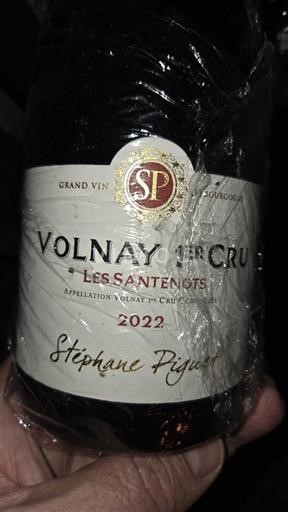 Burgundi Volnay Premier Cru Stéphane Piguet Les Santenots 2022