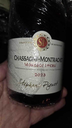 Bourgogne Chassagne-Montrachet Premier Cru Stéphane Piquet Morgeot 1er Cru 2023