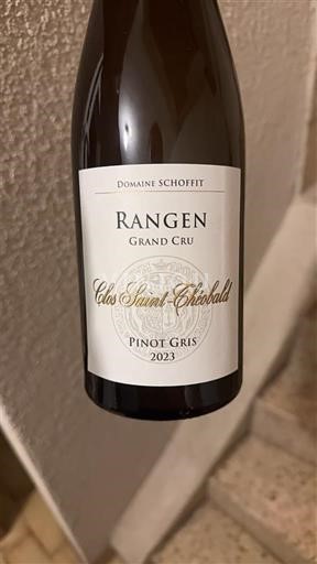 Vini Blanc sec Clos Saint-Théobald Domaine Schoffit 2023 Francia Alsazia Pinot grigio AOC Grand Cru