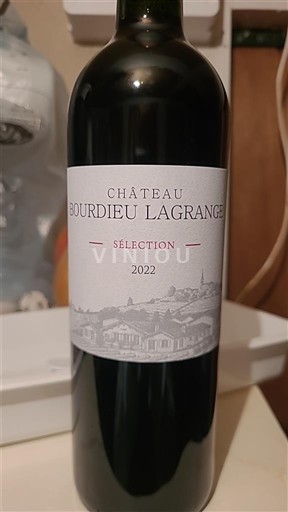 Burdeos Blaye-Côtes de Burdeos Château Bourdieu Lagrange Sélection 2022