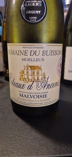 Údolí Loiry Coteaux-d'ancenis Domaine Buisson Malvoisie 2024