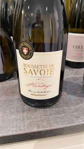 Savoie and Bugey Roussette of Savoie Adrien Vacher Héritage 2022