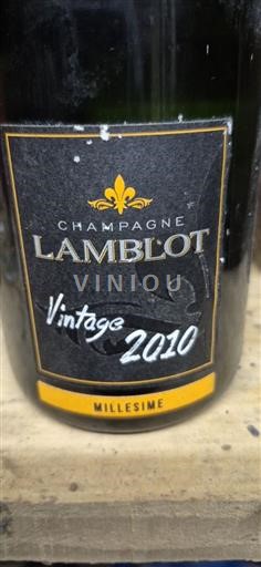 Champagne Lamblot Vintage 2010