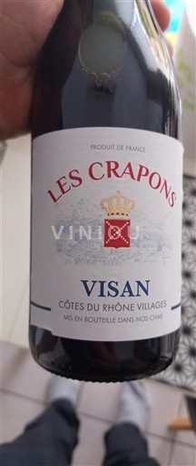 Vinos Rouge sec Les Crapons 2022 Francia Valle del Ródano No especificado AOC