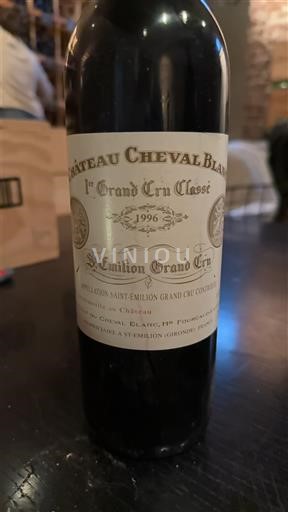 Bordeaux Saint-Émilion Grand Cru Grand Cru Château Cheval Blanc 1996