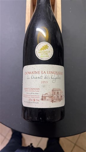 Linguadoca Saint-Chinian Domaine La Linquière Le Chant des Cigales 2013