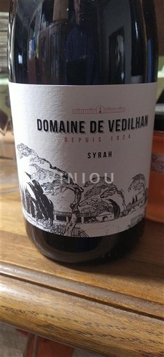 Languedoc-Roussillon Pays d'Oc Domaine Védilhan Syrah Niet-geïntegreerd
