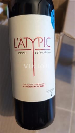 Burdeos Blaye-Côtes de Burdeos Peybonhomme L'Atypic 2023