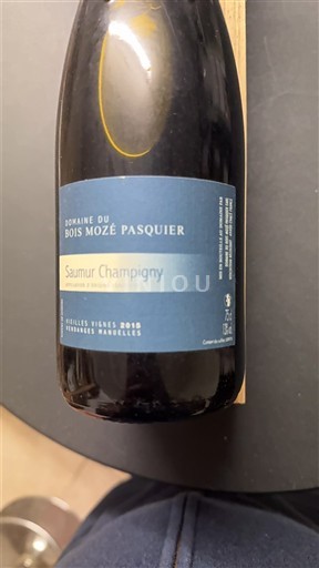 Loiren laakso Saumur-champigny Domaine Bois Mozé Pasquier Vieilles Vignes 2015