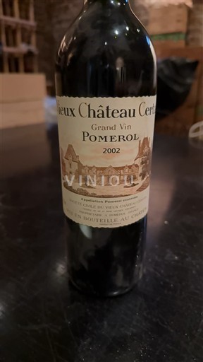 Bordeaux Pomerol Château Vieux Château Certan 2002