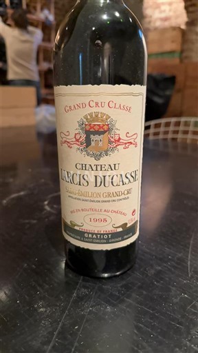Bordéus Saint-Émilion Grand Cru Grand Cru Classé Château Larcis Ducasse 1995