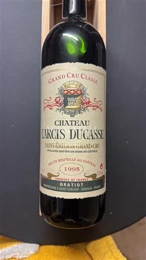 Bordéus Saint-Émilion Grand Cru Grand Cru Classé Château Larcis Ducasse 1995